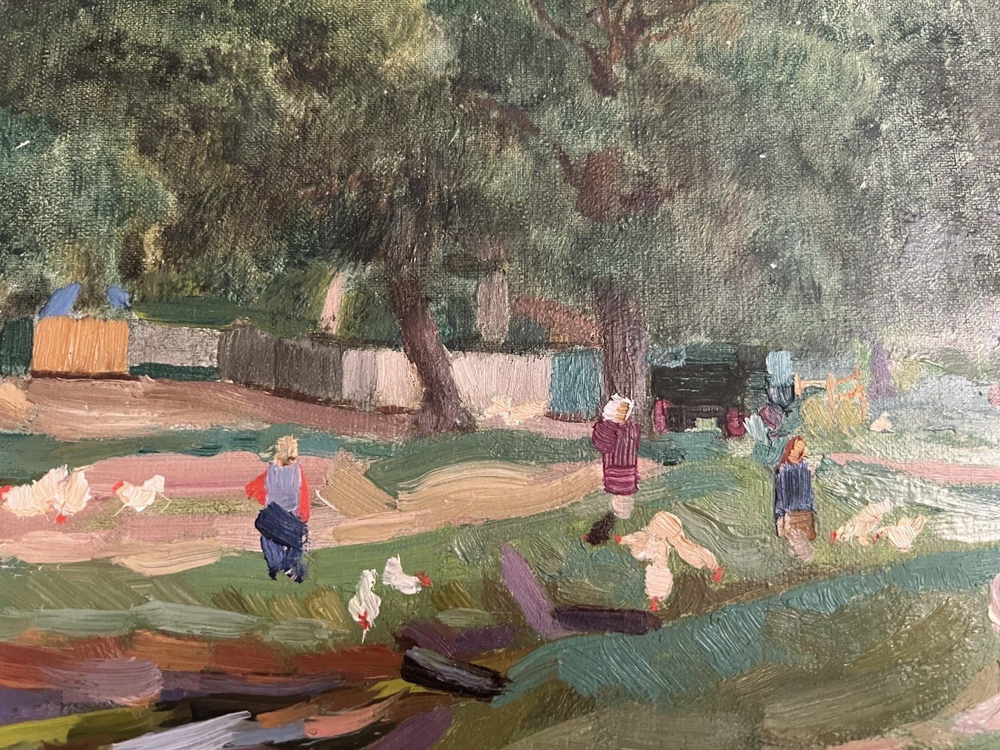 Oil Painting On Board By V. V. Kolesnik. 1981